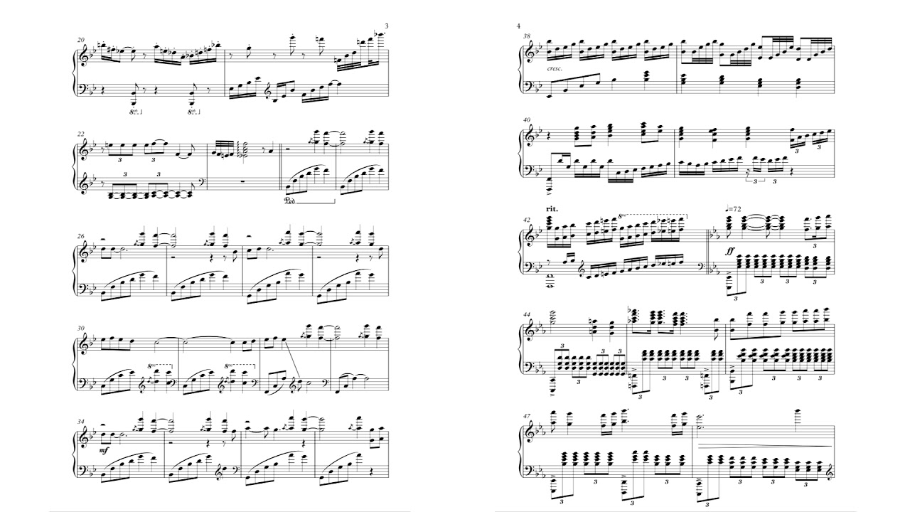 Bohemian rhapsody notes for piano pdf